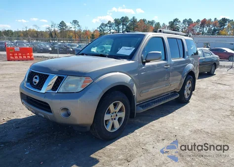 2008 Nissan Pathfinder S/Le/Se из США, поврежденный, VIN 5N1AR18UX8C626619